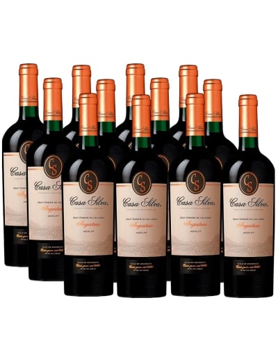 Pack 12 vinos, Merlot, Gran Terroir, Casa Silva