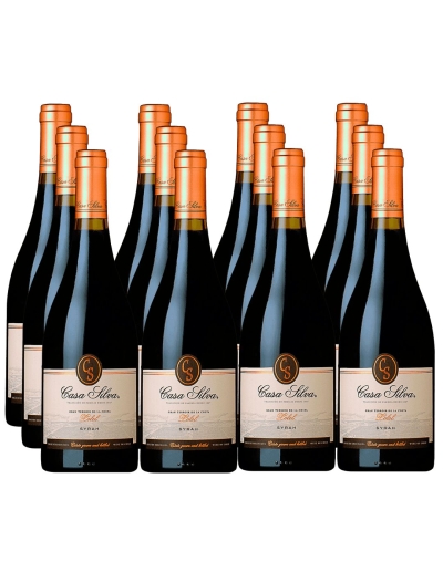 Pack 12 vinos, Syrah, Gran Terroir, Casa Silva, Lolol