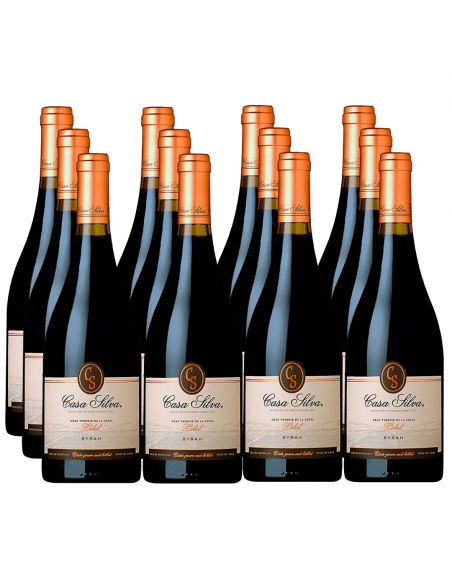 Pack 12 vinos, Syrah, Gran Terroir, Casa Silva, Lolol