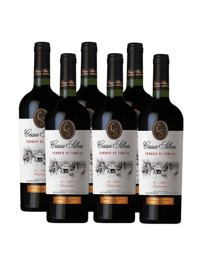 Pack 6 Vinos, Carmenere, Terroir de Familia Reserva, Casa Silva