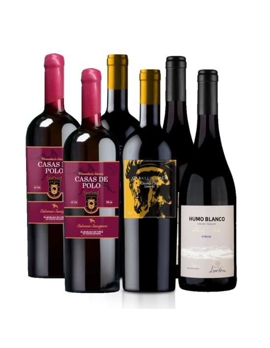 Pack 6 Mix Caballo Loco, Casas de Polo WMS y Humo Blanco