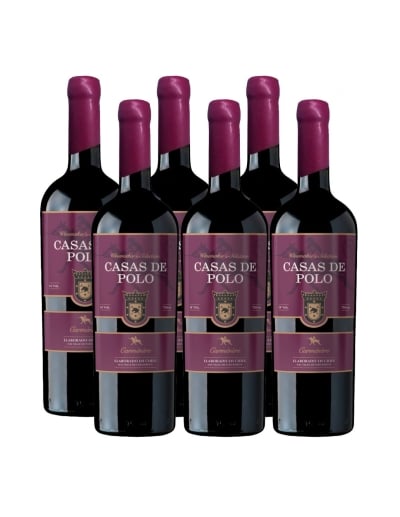 Pack 6 Carmenere, Súper Premium, Winemaker's Selection, Casas de Polo
