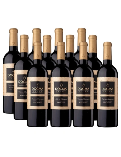 Pack 12 vinos Cabernet Sauvignon, Prime, Dogma, Viña El Aromo, Valle del Maule