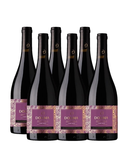 Pack 6 vinos Pinot Noir, Reserva, Dogma, Viña El Aromo, Valle del Maule