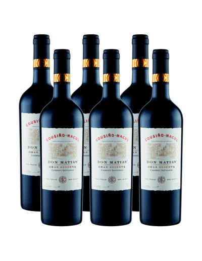 Pack 6 Cabernet Sauvignon Don Matías, viña Cousiño