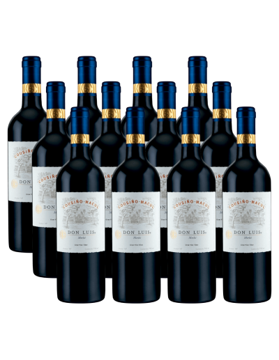 Pack 12 Merlot, Don Luis, Reserva, Cousiño Macul