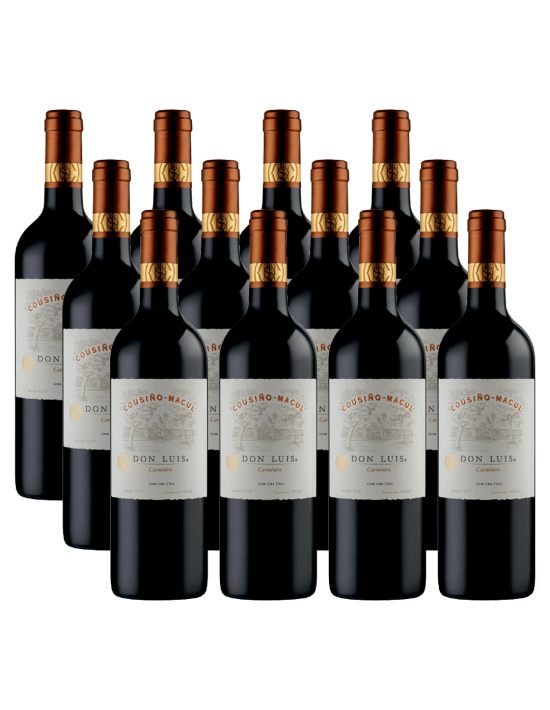 Pack 12 Carmenere, Don Luis, Reserva, Cousiño Macul