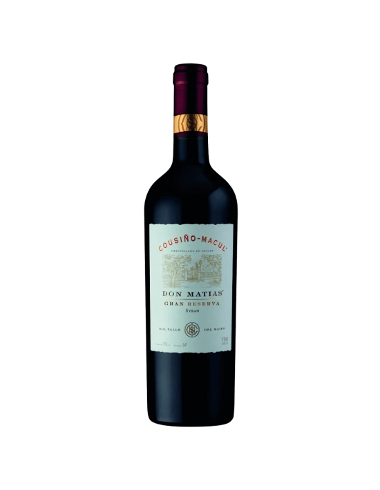 Syrah Don Matias, viña Cousiño Macul