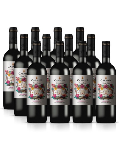 Pack 12 Carmenere Reserva, Frida Kahlo, Viña Carmen