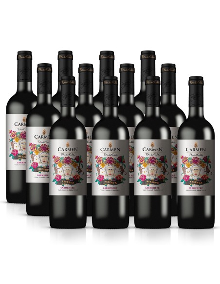 Pack 12 Carmenere Reserva, Frida Kahlo, Viña Carmen