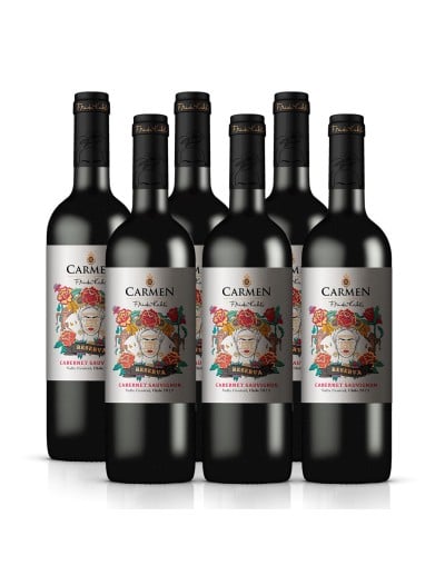 Pack 6 Cabernet Sauvignon Reserva, Frida Kahlo, Viña Carmen