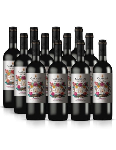 Pack 12 Cabernet Sauvignon Reserva, Frida Kahlo, Viña Carmen