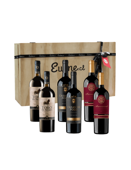 Maleta de 6 vinos, Carmenere Gran reserva