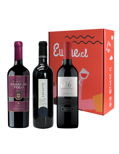 Pack 3 Carmenere Exclusivo Gran reserva