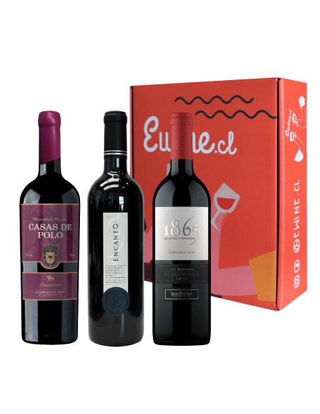 Pack 3 Carmenere Exclusivo Gran reserva