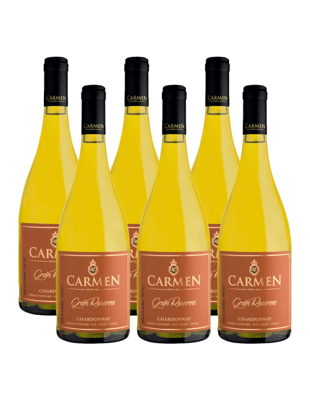 Pack 6 Chardonnay, Gran Reserva, Viña Carmen