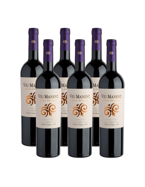 Pack 6 Carmenere, Gran Reserva, viu manent