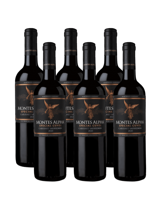 Pack 6 Cabernet Sauvignon, Montes Alpha Special Cuvée, Viña Montes