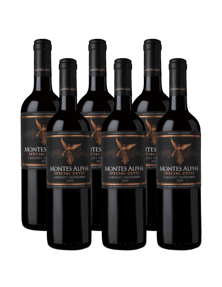 Pack 6 Cabernet Sauvignon, Montes Alpha Special Cuvée, Viña Montes