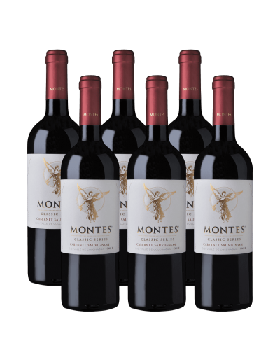 Pack 6 Cabernet Sauvignon, Reserva, Montes Classic Series, Viña Montes