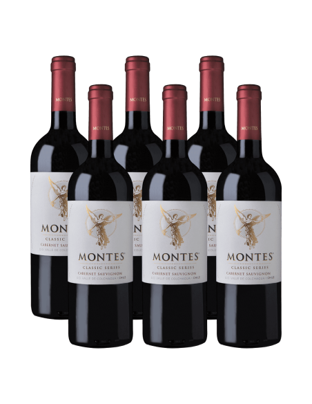 Pack 6 Cabernet Sauvignon, Reserva, Montes Classic Series, Viña Montes