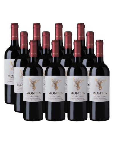 Pack 12 Cabernet Sauvignon, Reserva, Montes Classic Series, Viña Montes