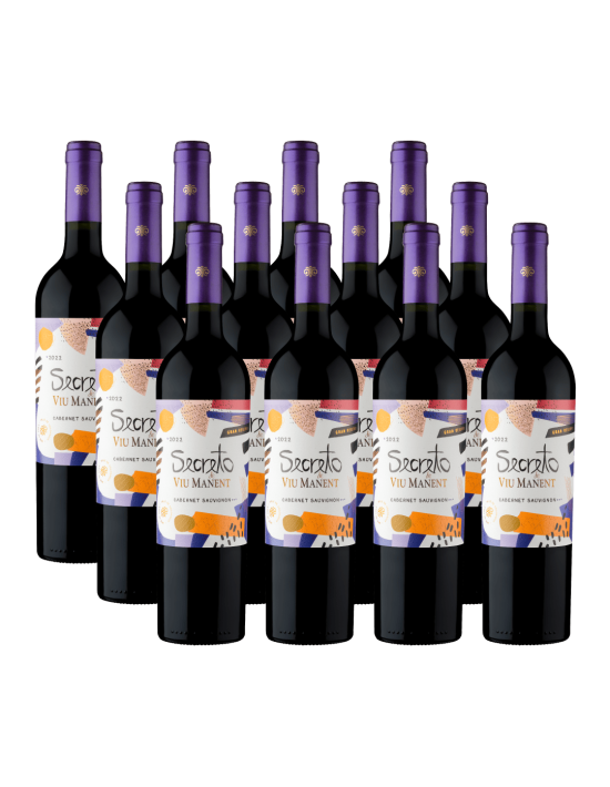 Pack 12 Cabernet Sauvignon, Secreto, Viu Manent