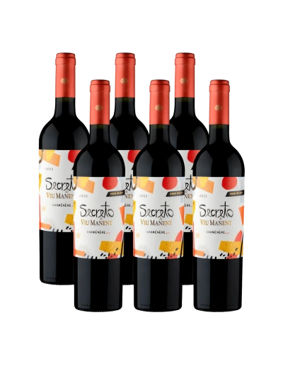 Pack 6 Carmenere, Secreto, Viu Manent