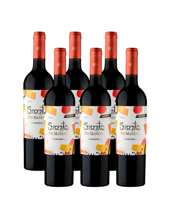 Pack 6 Carmenere, Secreto, Viu Manent