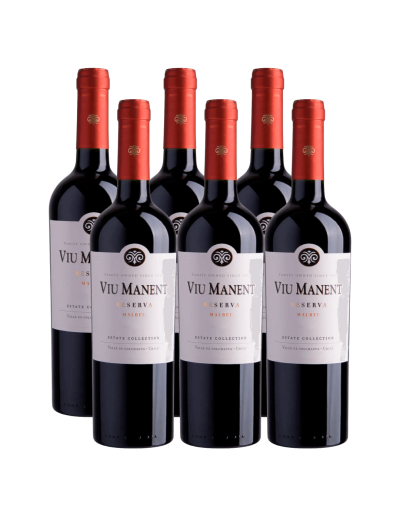 Pack 6 Malbec, reserva, viu manent
