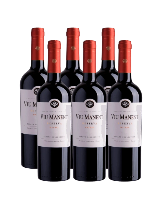 Pack 6 Malbec, reserva, viu manent
