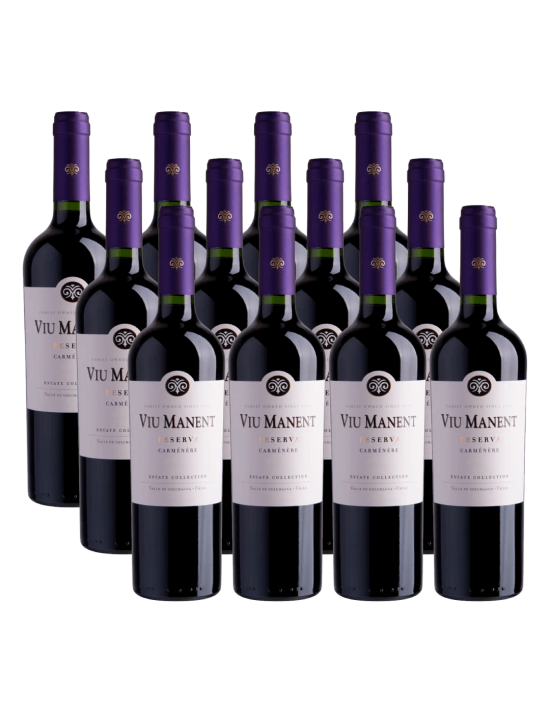 Pack 12, Carmenere, Reserva, Viu Manent