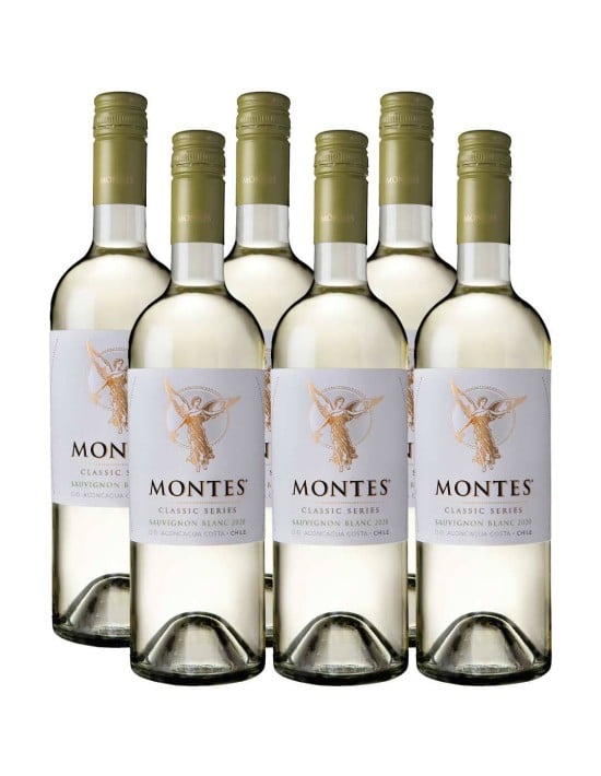 Pack 6 Sauvignon blanc, Classic series, Reserva, Viña montes