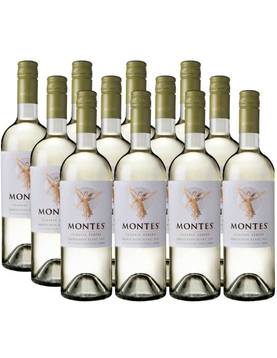 Pack 12 Sauvignon blanc, Classic series, Reserva, Viña montes