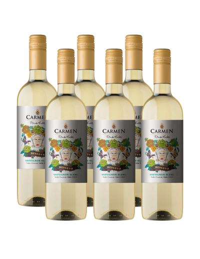 Pack 6 Sauvignon Blanc, Reserva, Frida Kahlo, Viña Carmen