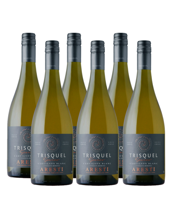 Pack 6 Sauvignon Blanc, Premium, Trisquel Series, Viña Aresti