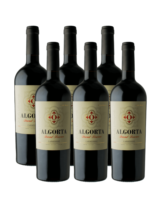 Pack 6 Carmenere, Gran reserva, algorta