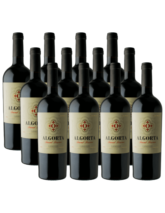 Pack 12 Carmenere, Gran reserva, algorta