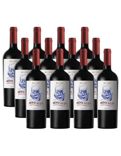 Pack 12 Cabernet Sauvignon, Reserva, Momentos, Chateau los Boldos