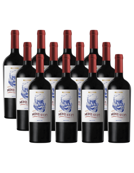 Pack 12 Cabernet Sauvignon, Reserva, Momentos, Chateau los Boldos