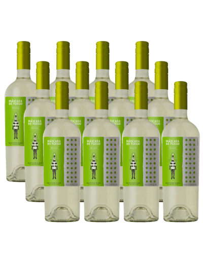 Pack 12 Sauvignon Blanc, Máscara de Fuego, Chateau los boldos