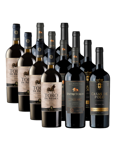 Pack 12 Mix Casas y toros vinos en oferta!