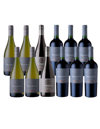 Pack Mix 12 Trisquel Series Premium de Viña Aresti