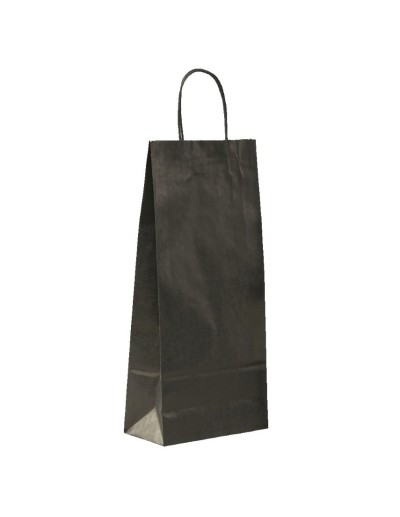 Bolsa de papel kraft 40x9x9 (cm) Negra