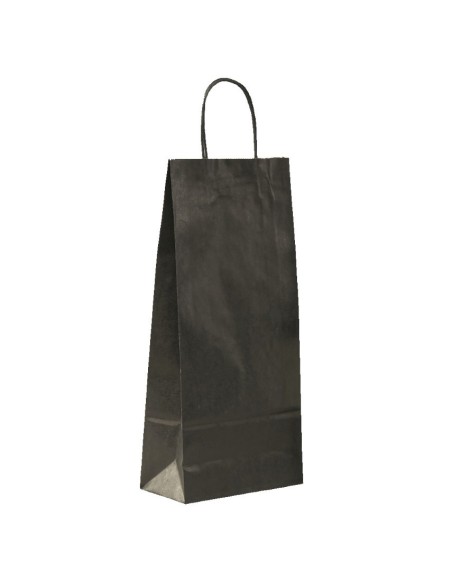 Bolsa de papel kraft 40x9x9 (cm) Negra