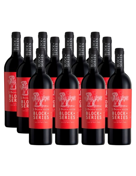 Pack 12 Carmenere, Block series, J.Bouchon