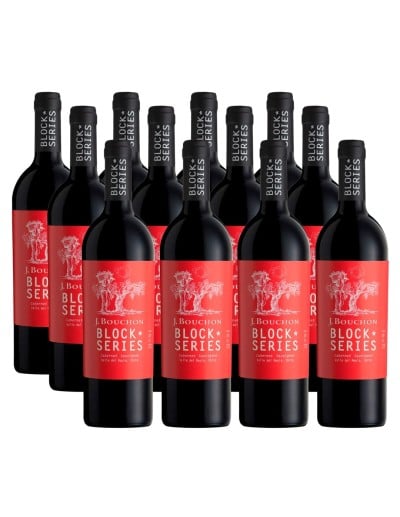 Pack 12 Cabernet Sauvignon, Block series, J.Bouchon