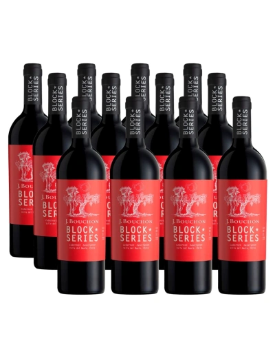 Pack 12 Cabernet Sauvignon, Block series, J.Bouchon