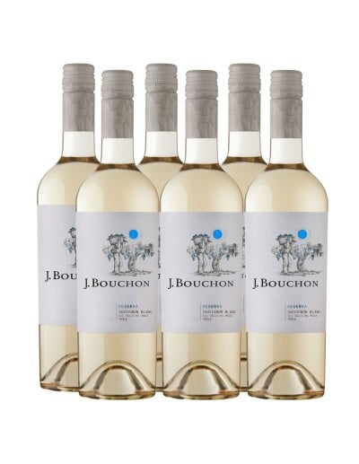 Pack 6 Sauvignon blanc, reserva, J.Bouchon
