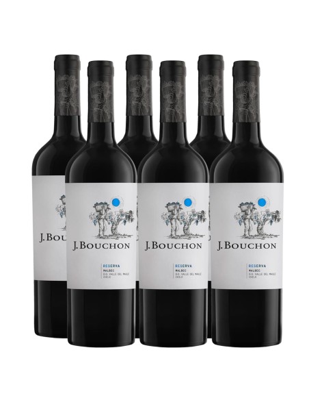 Pack 6 Malbec, reserva, J.Bouchon